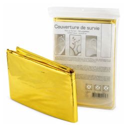 LCH Couverture de Survie protection contre le froid ou la chaleur 220 x 140 cm (x1)