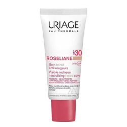 Uriage Roséliane Soin teinté anti-rougeurs, échauffement, teint irrégulier (40 ml)