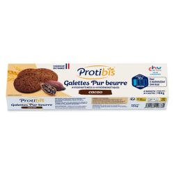Protibis Galettes pur beurre hyperprotéinées & hyperénergétiques Cacao (x16)