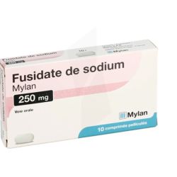 Fusidate Sod Myl 250Mg Cpr Pell Plq/10