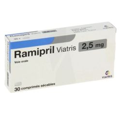 Ramipril 2,5 mg Viatris 30 comprimés sécables