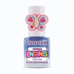 Innoxa Vernis à ongles Enfant Papillon Bleu + Bague (5 ml)