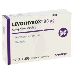 Levothyrox 88 Μg comprimé Sécable Plaquette/90