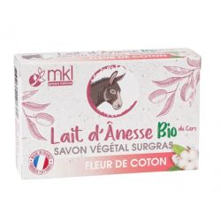 Savon au Lait d'Ânesse Bio - Fleur de Coton