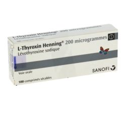 L-Thyroxin Henning 200 Μg Comprimé Sécable Plaquette/100