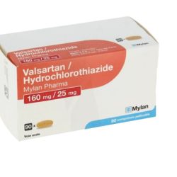 VALSARTAN/HYDROCHLOROTHIAZIDE VIATRIS 160 mg/25 mg, 90 comprimés pelliculés