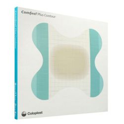 Coloplast Comfeel Plus Contour Large Pansement Hydrocolloïde Fin Hypoallergisant 9x11 cm (x5)