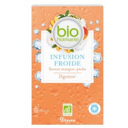 BioNutrisanté Infusion Froide Digestion Saveur Mangue-Pêche (20 sachets)