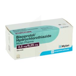 Bisoprolol Hyd Viatris 2Mg5 Cpr90