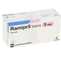 Ramipril Viatris 5 mg 90 comprimés sécables