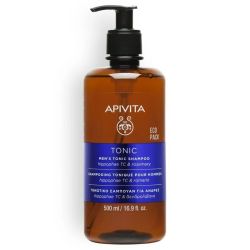 Apivita Tonic Shampoing tonique hommes anti-chute hippophae TC & romarin (500 ml)