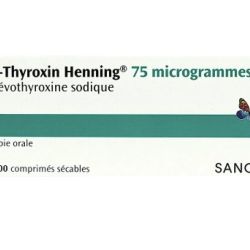 L-Thyroxin Henning 75 Μg Comprimé Sécable plaquette/100