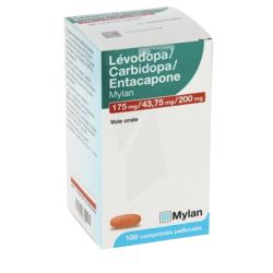 Levodopa/Carbidopa/Entacapone Viatris 200 Mg/50 Mg/200 Mg Comprimé Pelliculé Flacon/100