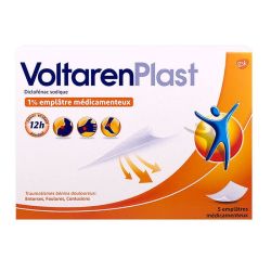 Voltarenplast 1% Empl Bt 5 10Cm*14Cm