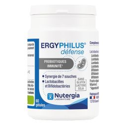 Nutergia Ergyphilus Defense Probiotiques Immunité 60 gélules
