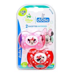 Dodie Sucette Anatomique +18M Minnie A66 X2