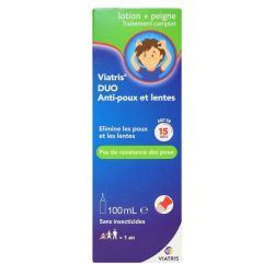 Viatris Duo Anti-poux Anti-lentes 100Ml