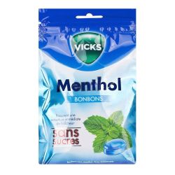 Vicks Past Menthol Ss Sucre 72G