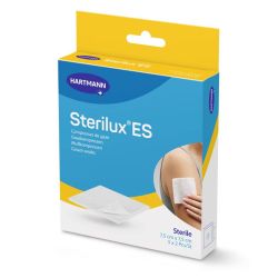 Hartmann Sterilux Compresses stériles en coton 7,5x7,5 cm (5 sachets de 2)