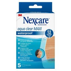 3M Nexcare Aqua Clear Maxi pansements imperméables (x5)