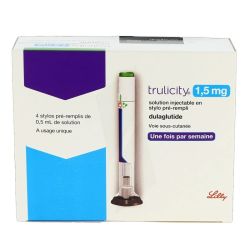 Lilly Trulicity 1,5 mg solution injectable en stylo prérempli (x4)