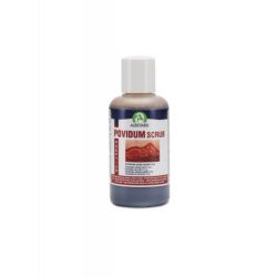 Audevard Povidum Scrub savon désinfectant pour chevaux, chiens et chats (120 ml)