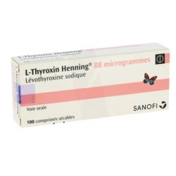 L-Thyroxin 88 Mcg Henning Comprimé Sécable 100