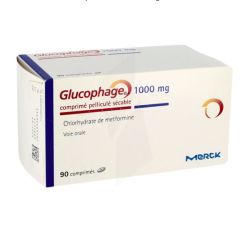 Glucophage 1000Mg Cpr Secable 90