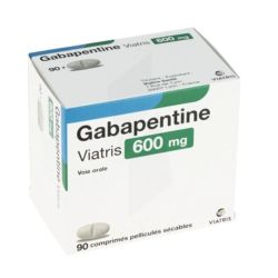 Gabapentine 600 mg Viatris Comprimé 90