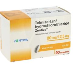 TELMISARTAN/HYDROCHLOROTHIAZIDE VIATRIS 80 mg/12,5 mg, 90 comprimés