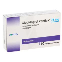 Clopidogrel Zentiva 75Mg Cpr Bt30