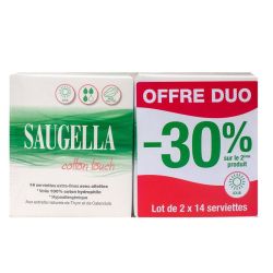 Saugella Cotton Touch Serviette Jour 2*14