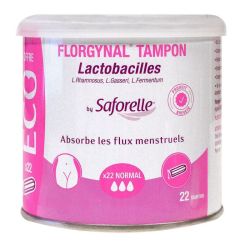 Saforelle Florgynal Tampon Lactobacilles Sans applicateur Eco x22