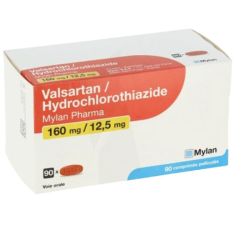 VALSARTAN/HYDROCHLOROTHIAZIDE VIATRIS 160 MG/12,5 MG, 90 COMPRIMÉS PELLICULÉS