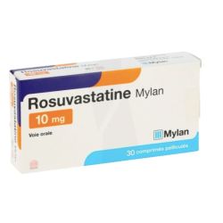 Rosuvastatine Viatris 10 mg 30 comprimés pelliculés