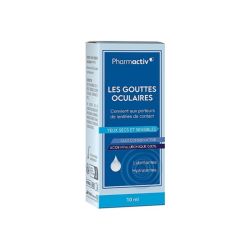 Pharmactiv Les Gouttes Oculaires Hydratantes yeux secs & sensibles (10 ml)