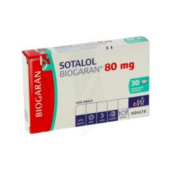 Sotalol 80 Mg Biogaran Comprimé Sécable 30
