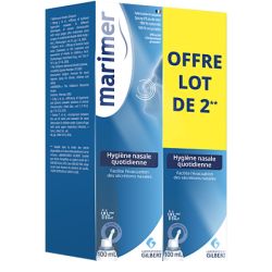 Marimer Spray Isotonique Hygiène Nasale Lot de 2X100Ml