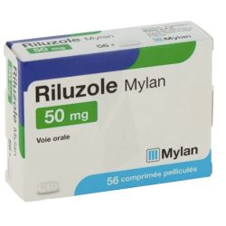 Riluzole Viatris 50 mg 56 comprimés pelliculés