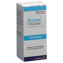 Bricanyl Turbuh 500Μg/Dose Pdr Inh Fl/120Dose