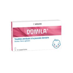 Weleda Domila (ex C354) suppositoires poussée dentaire bébé (x6)