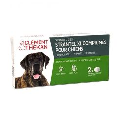 Clément Thékan Strantel XL comprimés pour chiens (x 2)
