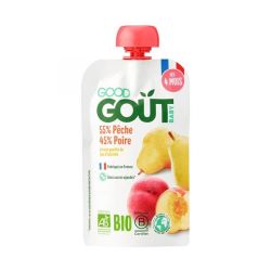 Good Gout Purée De Fruits - Poire Pêche Gourde (120 g)