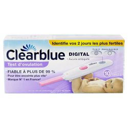 CLEARBLUE TEST D'OVULATION DIGITAL 1 HORMONE X10