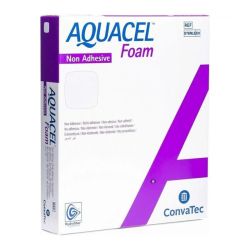 Convatec Aquacel Foam Pansements Non-Adhésifs 20 x 20 cm (Boîte De 10)