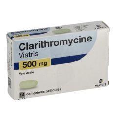 Viatris Clarithromycine Viatris 500 Mg Comprimé 14