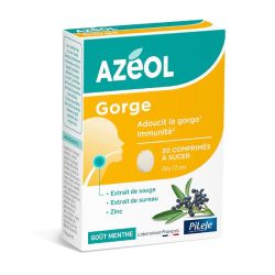 Azéol Gorge adoucit la gorge & renforce l'immunité (30 comprimés)