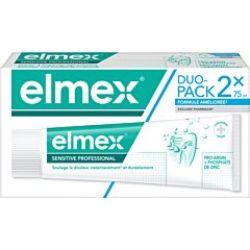 Elmex Dentifrice Sensitive Professional Duo 2X75Ml