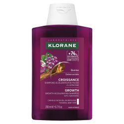 Klorane Croissance Shampoing accélérateur de pousse à l'Adénosine et à la Quinine (200 ml)