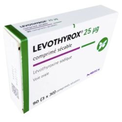 Levothyrox 25 Μg comprimé Sécable Plaquette/90